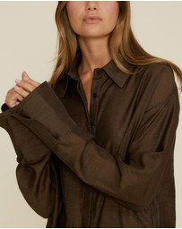 The Fated - Kim Semi Sheer Shirt
