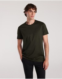 Calibre - Mercerised Crew T-shirt Army Green
