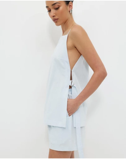 Calli - Lyauna Tie Side Top