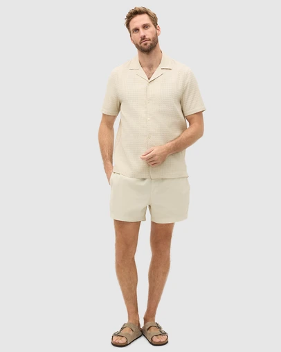 Seed Heritage - Short Sleeve Self Check Shirt