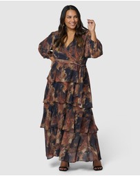 Pink Dusk by Curve Project - Temptress Maxi Dress