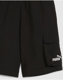 Puma - ESS No. 1 Logo Woven Cargo Shorts - Teens
