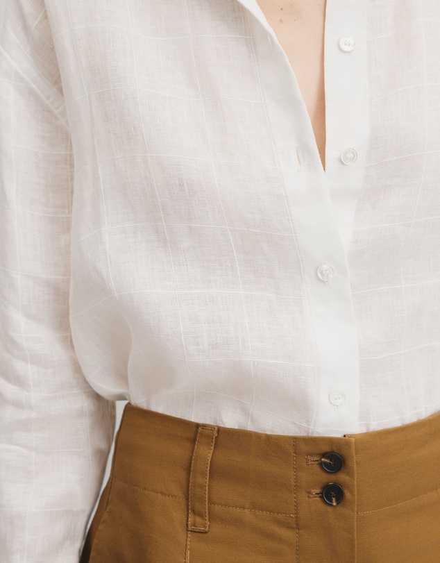 Country Road - Relaxed Long Sleeve Linen Shirt