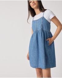 Decjuba Kids - Gaby Denim Bodice Dress - Teens