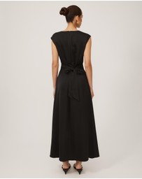Tussah - V-Neck Midi Dress