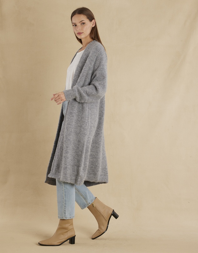 Amelius - Thea Long Alpaca Cardigan