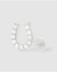Wanderlust + Co - Lucky Flat Back Earring