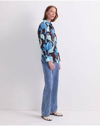 Sportscraft - Wave Print Long Sleeve Shirt