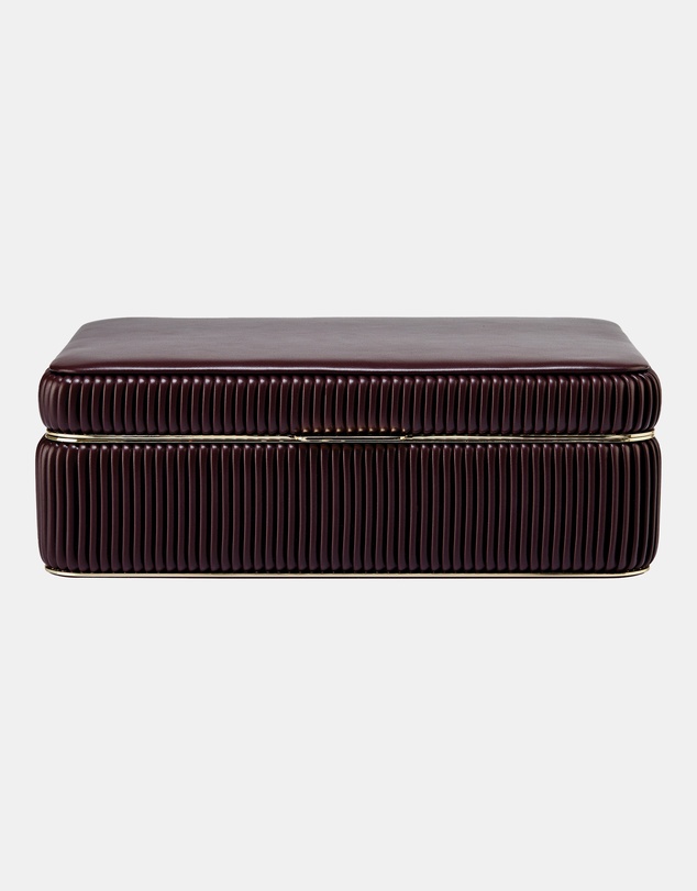 Wolf - Wolf Bella Medium Jewellery Box Bordeaux