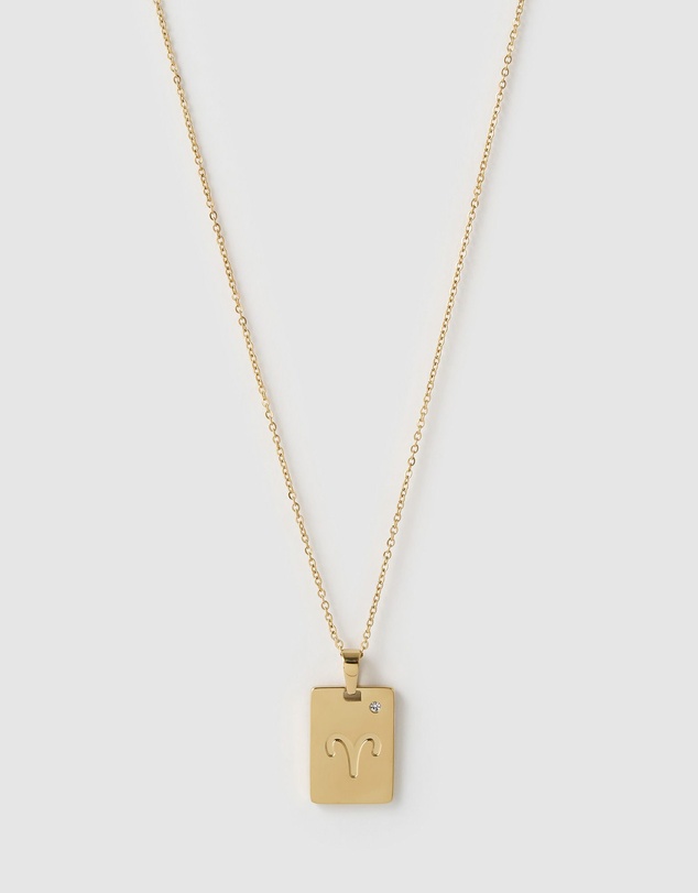 Arms Of Eve - Zodiac Gold Tag Necklace