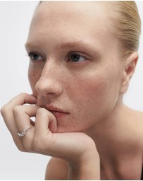 PDPAOLA - Diamonds and White Gold Venus Ring
