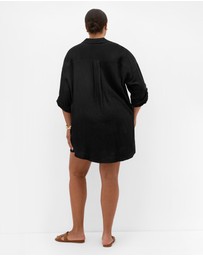 City Chic - Poolside Cover Up Shirt