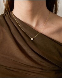 Bianc - Small CZ Star of David Necklace