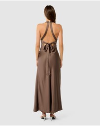 Forever New - Audrey Satin Backless Maxi Dress