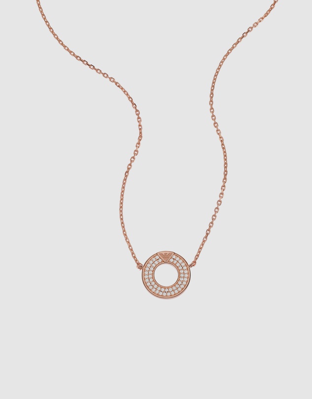 Emporio Armani - Key Basics Rose Gold Tone Pendant
