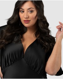 Pink Dusk by Curve Project - Wanting More Midi Dress
