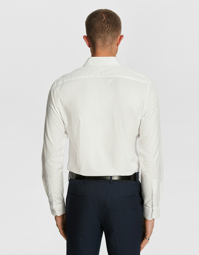 yd. - Maximum Two Ply Cotton Slim Dress Shirt