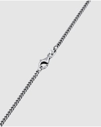Haze & Glory - ICONIC EXCLUSIVE - Necklace Men Trio Square 925 Sterling Silver