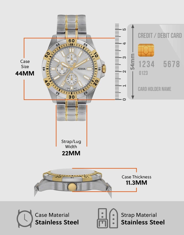Fossil - Garrett Multicolour Chronograph Watch