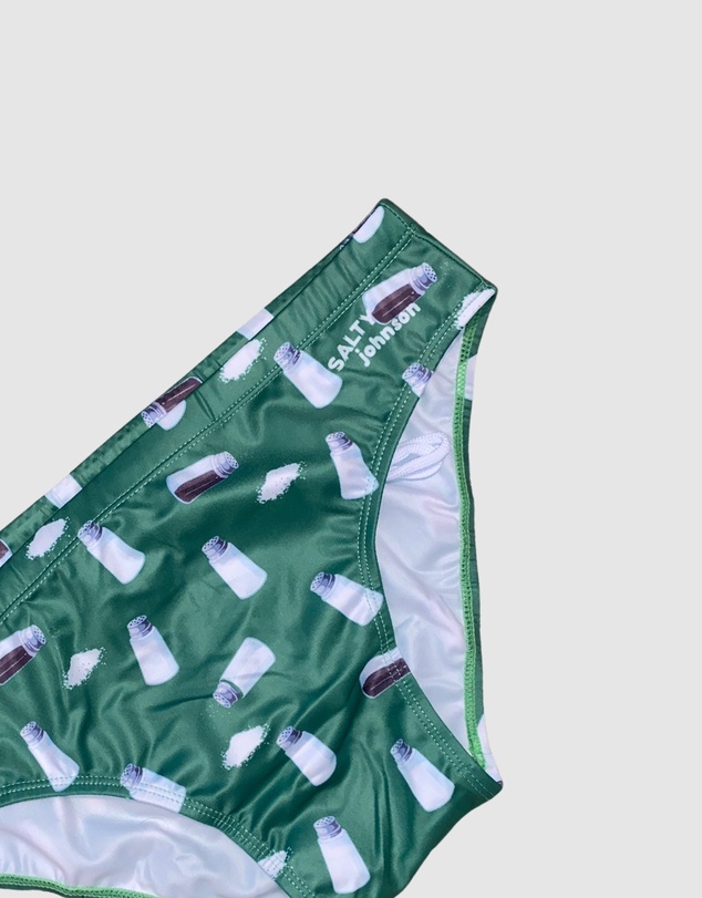 Salty Johnson - Shakers Brief Green