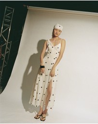 Lover - May Asymmetric Polka Dot Dress