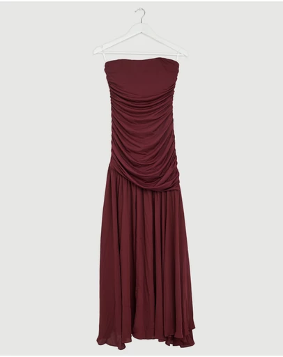 Revibe - Repaired SNDYS Neve Strapless Maxi Dress - AU 8