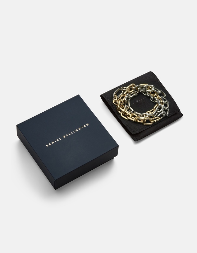 Daniel Wellington - Contrast Link Necklace Two Tone