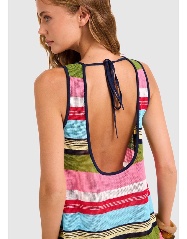 Subtitled - Alicante Stripes Knit Mini Dress