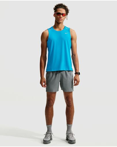 Light Current Blue & Reflective Silver