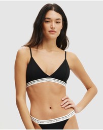 Cotton On Body - Branded Cotton Cross Over Bralette