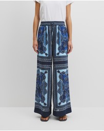 Country Road - Scarf Print Pull-on Pant