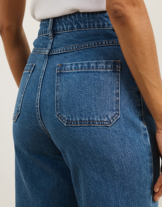Atmos&Here - Luella High Rise Crop Flare Jeans