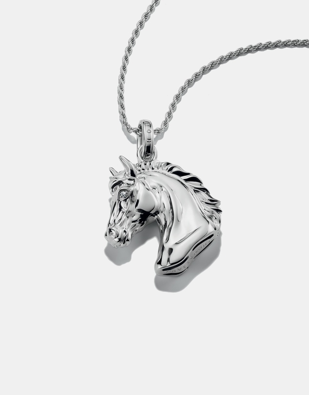 THOMAS SABO - THOMAS SABO Horse Head Necklace with Zirconia