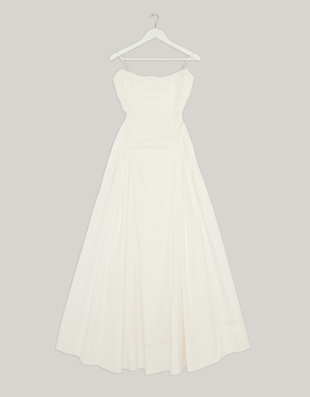 Revibe - Repaired Shona Joy Morton Strapless Panelled Maxi Dress - AU 10