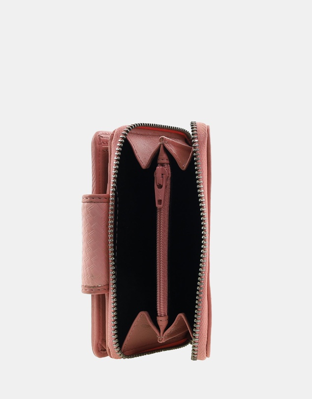 Pierre Cardin - Pierre Cardin Genuine Leather Ladies Bi-Fold Wallet with Zip Coin Section