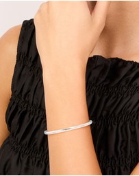 Lovisa - Waterproof Stainless Steel Simple Hinged Bangle