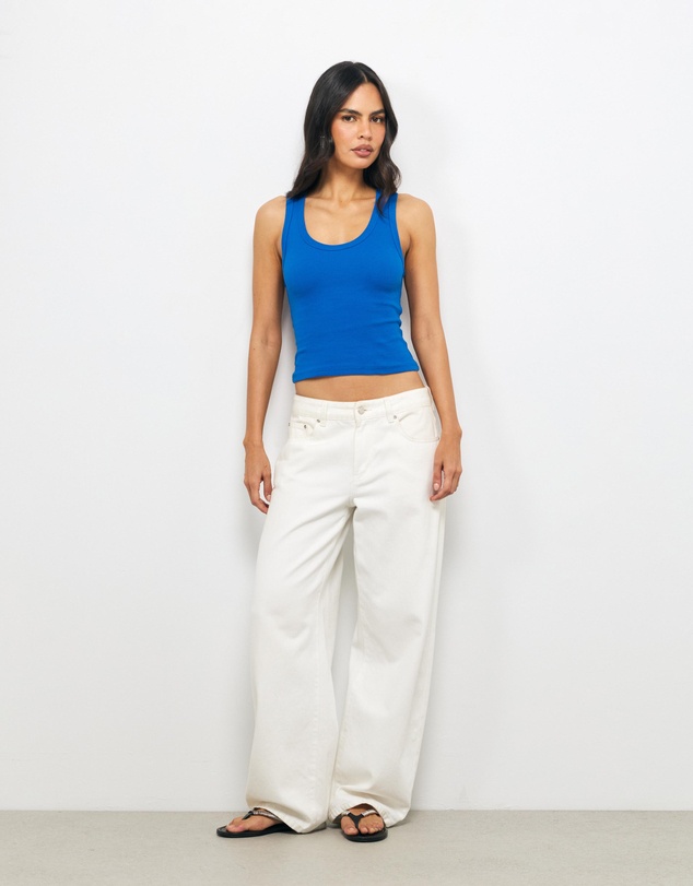 AERE - Organic Cotton Scoop Tank