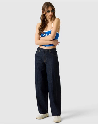 GUESS Jeans - GUESS JEANS High-Rise Barrel Jeans