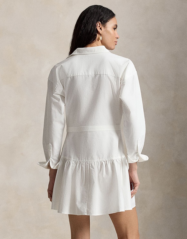 Polo Ralph Lauren - Cotton Oxford Paneled Shirtdress - The ICONIC Exclusive