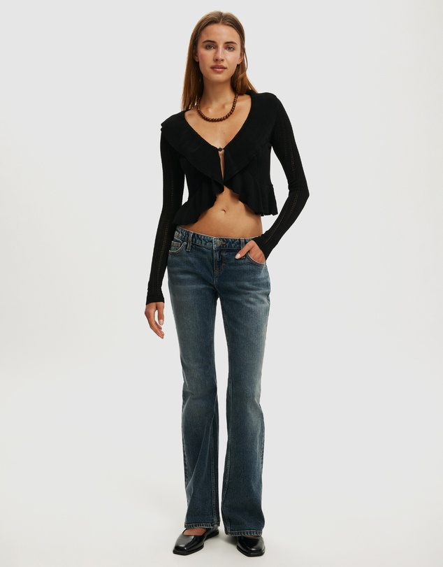 Cotton On - Ruffle Knit Cardi