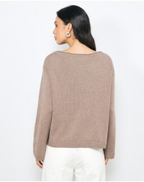 AERE - Nika Cotton Cashmere Knit Jumper