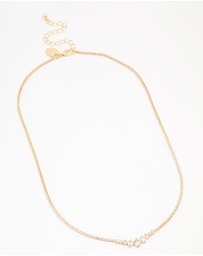 Lovisa - Gold Plated Symmetrical Graduating Round Necklace