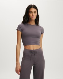 Cotton On Body Active - Ultra Soft Cropped Fitted Tshirt