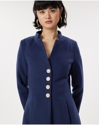 Pink Ruby - Touch of Class Pea Coats