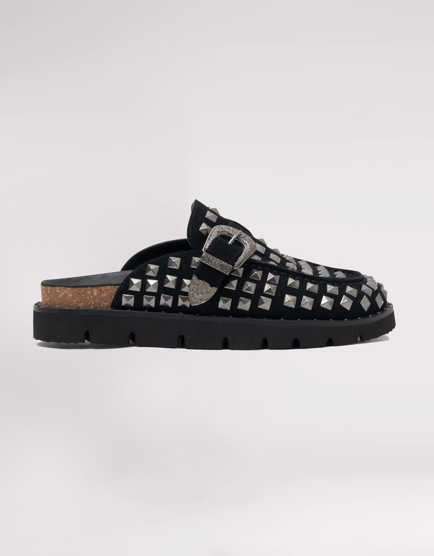 ONE TEASPOON - Studded Black Phoenix Slides