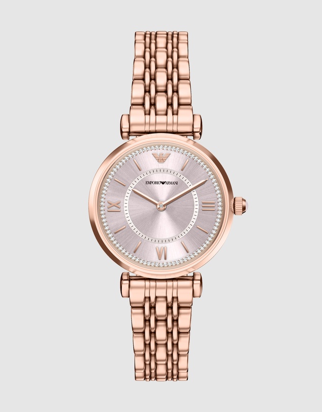Emporio Armani - Rose Gold Analogue Watch