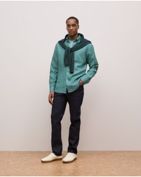 Trenery - Relaxed Fit Dark Wash Jean in Ink Blue