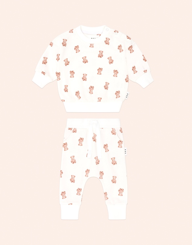 Huxbaby - My First Hux 2-Piece Newborn Sweatpants Set - Babies
