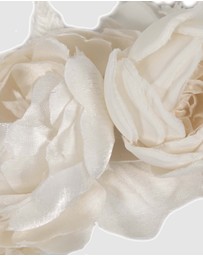Max Alexander - Large Cream Flower Headband Fascinator