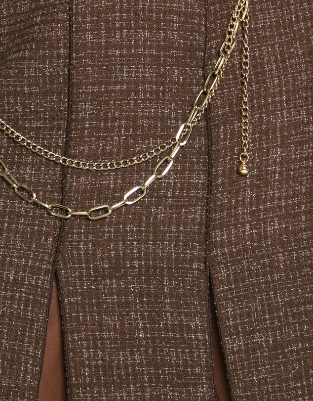 Belle & Bloom - Set Me Free Tweed Skirt